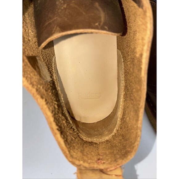 NWOT Rhodes Mason Chukka Boot, Leather Comfort, Size 11, Sand and Gum Brown - Picture 12 of 16